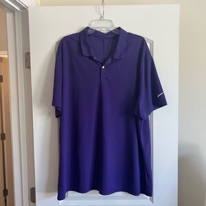 Nike Men's Purple dry fit Polo Shirt XXL